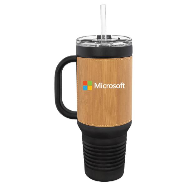 40 oz. Leatherette Tumbler Thumbnail